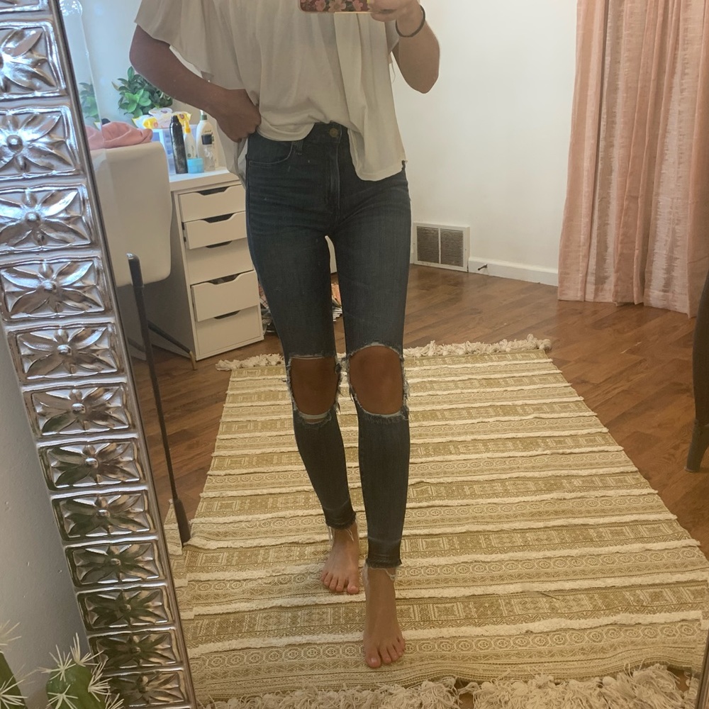 Abercrombie High Rise Skinny Jeans - Picture 2 of 5